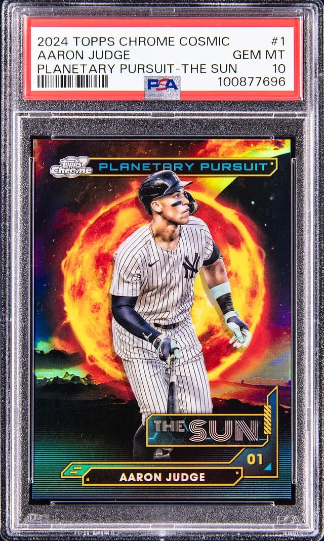 2024 Topps Chrome Aaron Judge Planetary Pursuit #1 card image