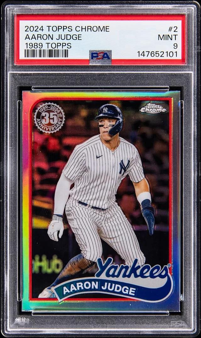 2024 Topps Chrome Aaron Judge 1989 Topps #2 card image