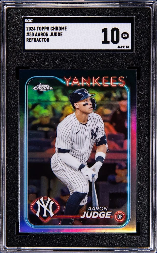 2024 Topps Chrome Aaron Judge Refractor #50 card image