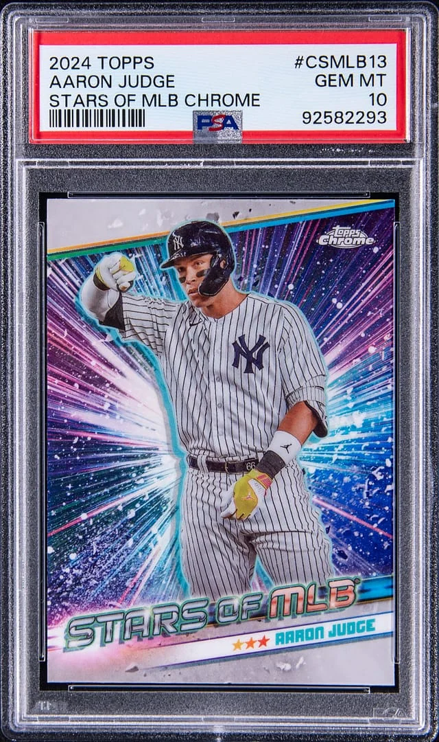 2024 Topps Chrome Aaron Judge Stars of the MLB #CSMLB13 card image
