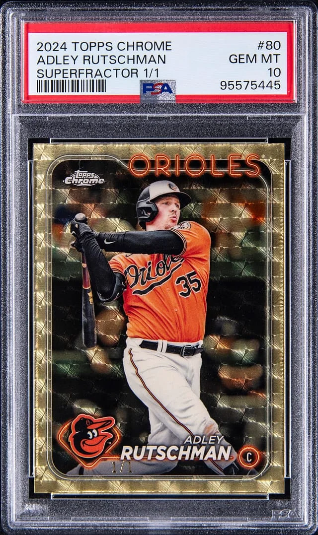 2024 Topps Chrome Adley Rutschman Superfractor #80 card image