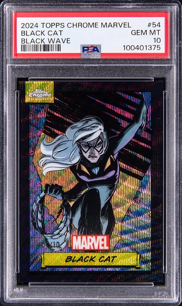 2024 Topps Chrome Black Cat Marvel Black Wave #54 card image