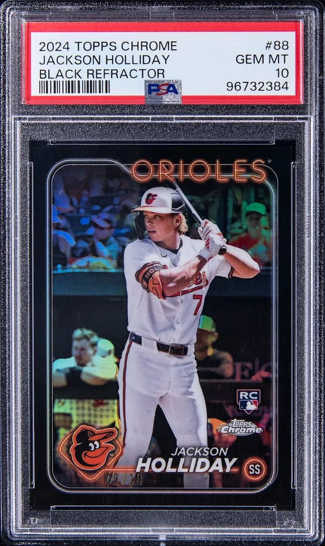 2024 Topps Chrome Black Jackson Holliday Refractor #88 card image