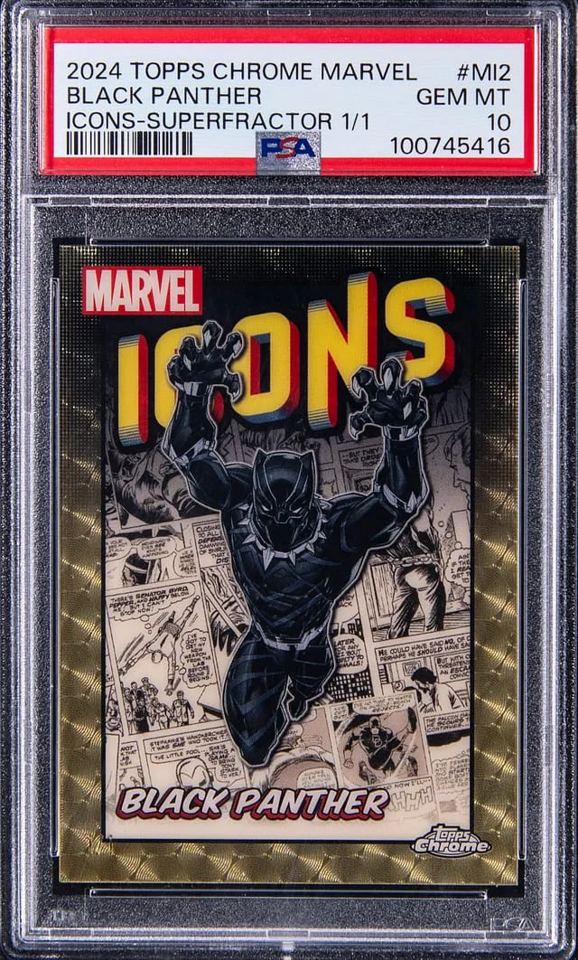 2024 Topps Chrome Black Panther Marvel Icons #MI-2 card image