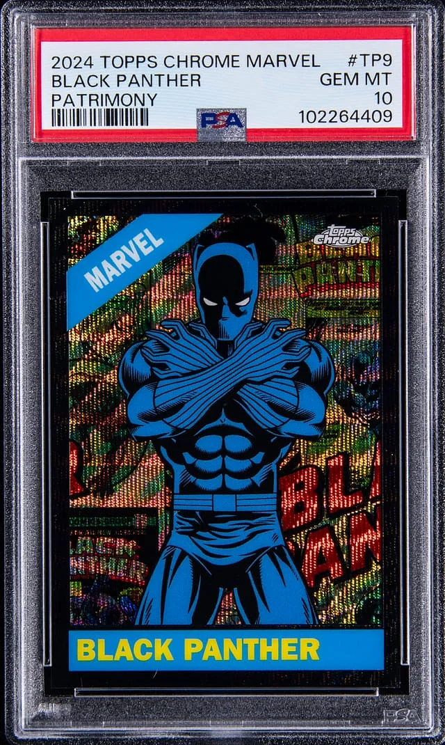 2024 Topps Chrome Black Panther Marvel Patrimony #TP-9 card image