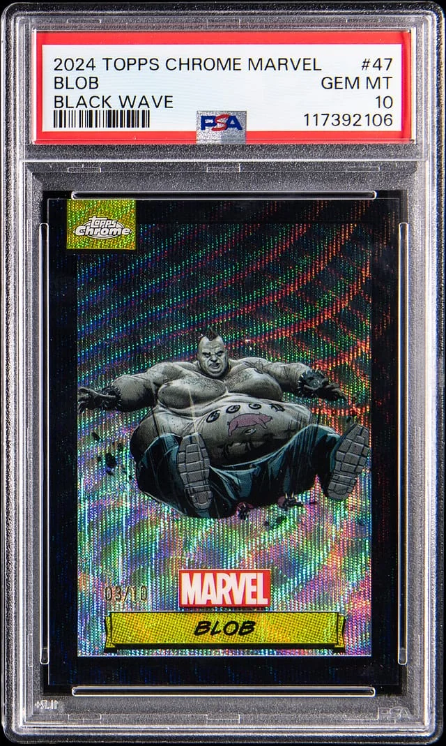 2024 Topps Chrome Blob Marvel Black Wave #47 card image