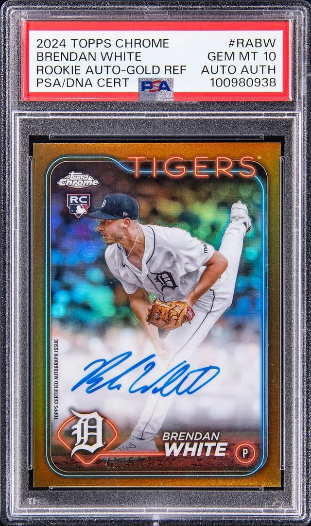 2024 Topps Chrome Brendan Autograph-Gold Refractor #RABW card image