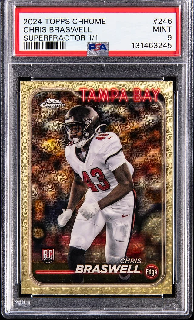 2024 Topps Chrome Chris Braswell SuperFractor #246 card image