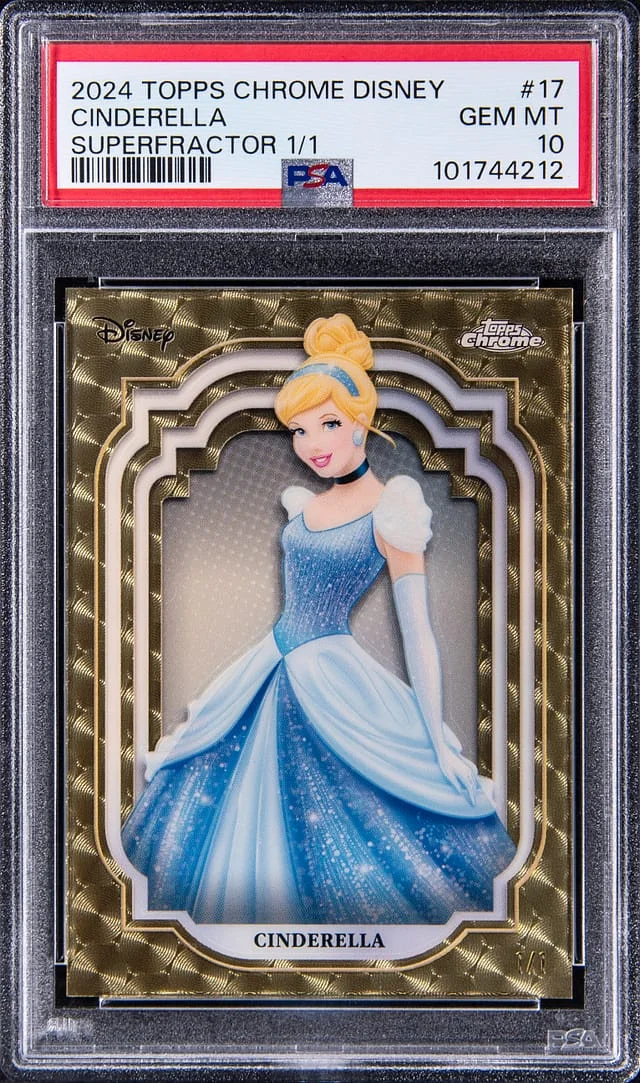 2024 Topps Chrome Cinderella Disney SuperFractor #17 card image