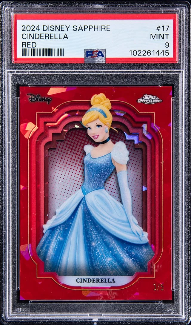 2024 Topps Chrome Cindrella Disney Sapphire Edition Red #17 card image