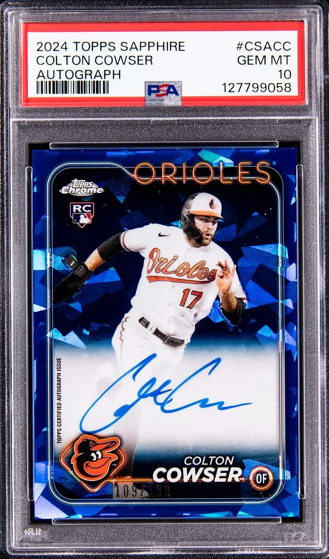 2024 Topps Chrome Colton Cowser Autograph #CSA-CC card image