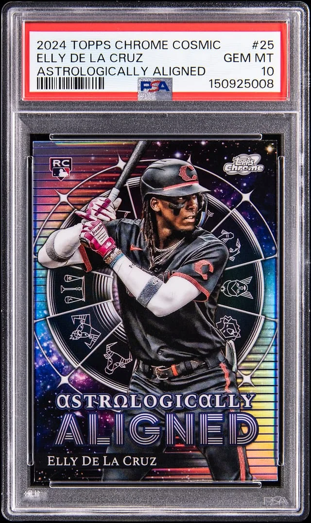 2024 Topps Chrome Cosmic Elly De La Cruz Astrologically Aligned #25 card image