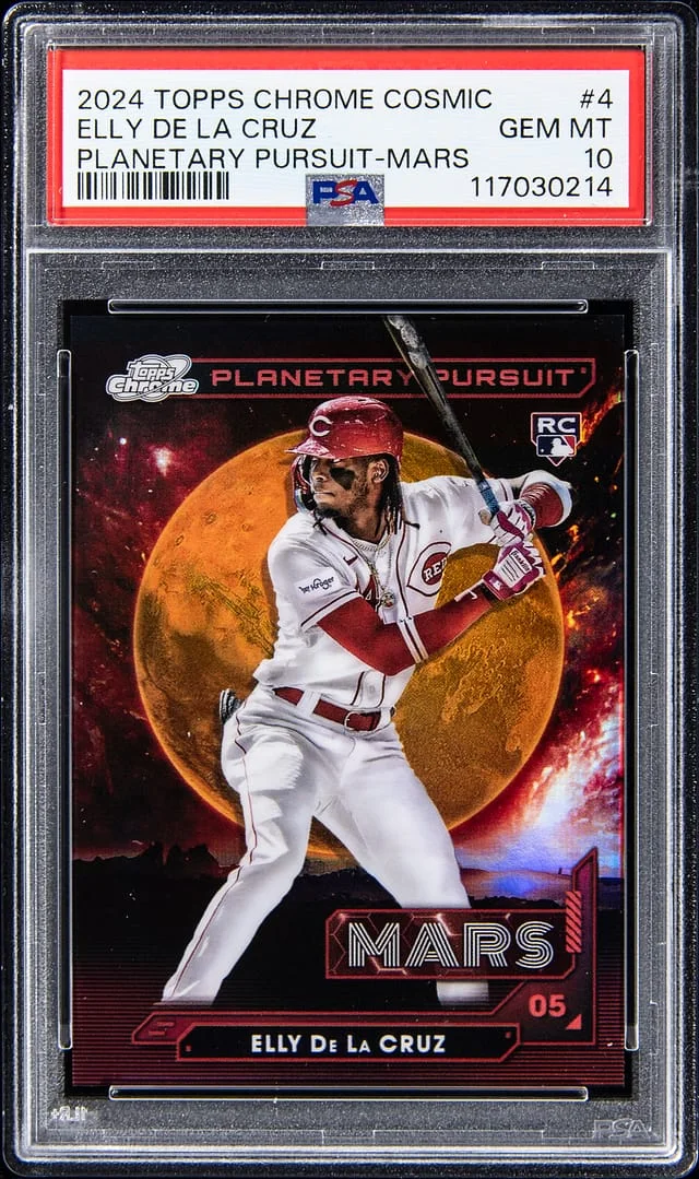 2024 Topps Chrome Cosmic Elly De La Cruz Planetary Pursuit Mars #PPMA-4 card image