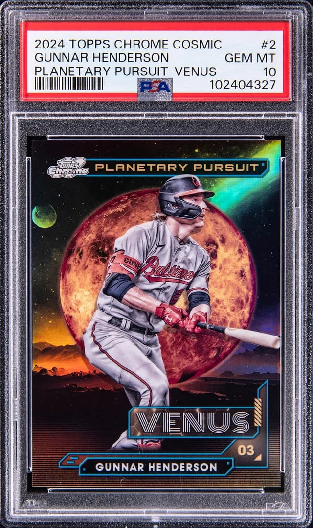 2024 Topps Chrome Cosmic Gunnar Henderson Planetary Pursuit Venus #PPV-2 card image