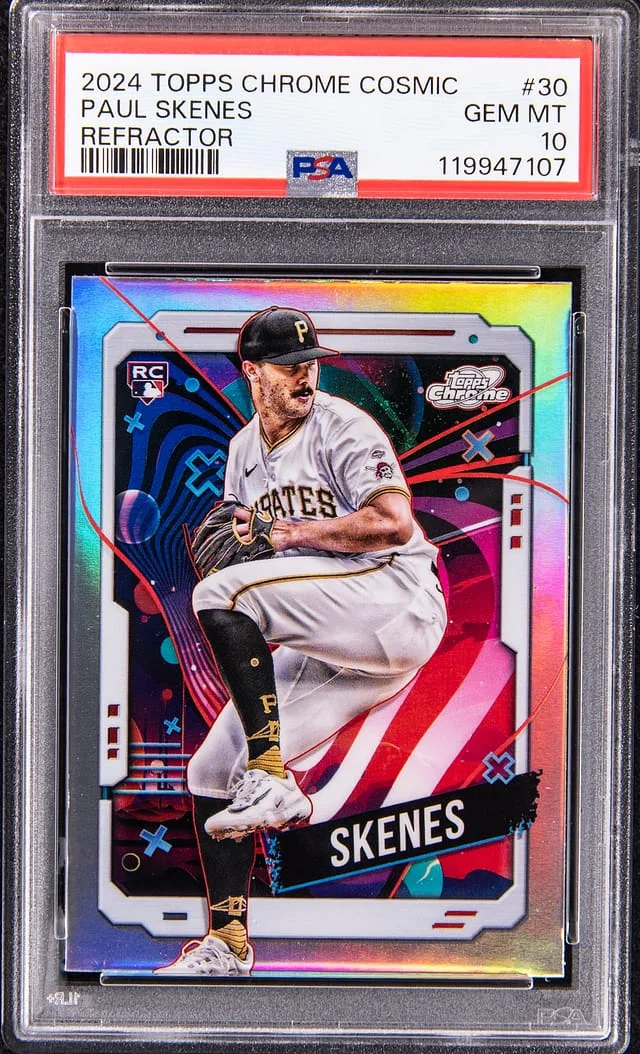 2024 Topps Chrome Cosmic Paul Skenes Refractor #30 card image