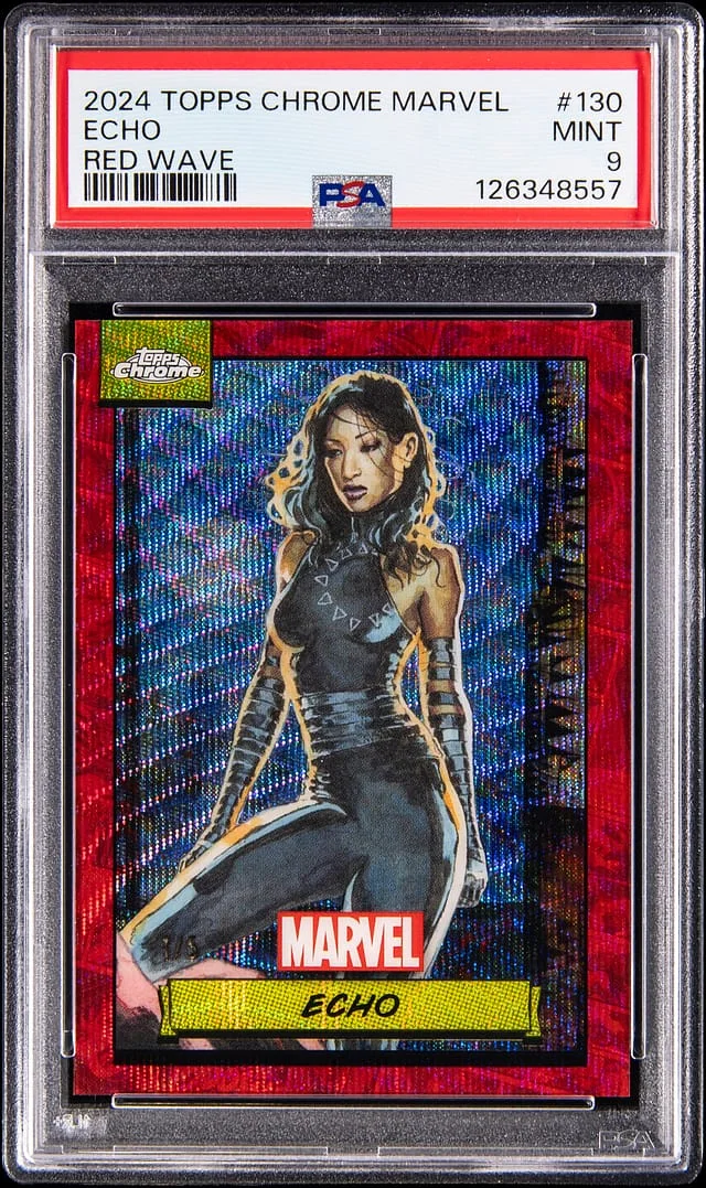 2024 Topps Chrome Echo Marvel Red Wave #130 card image