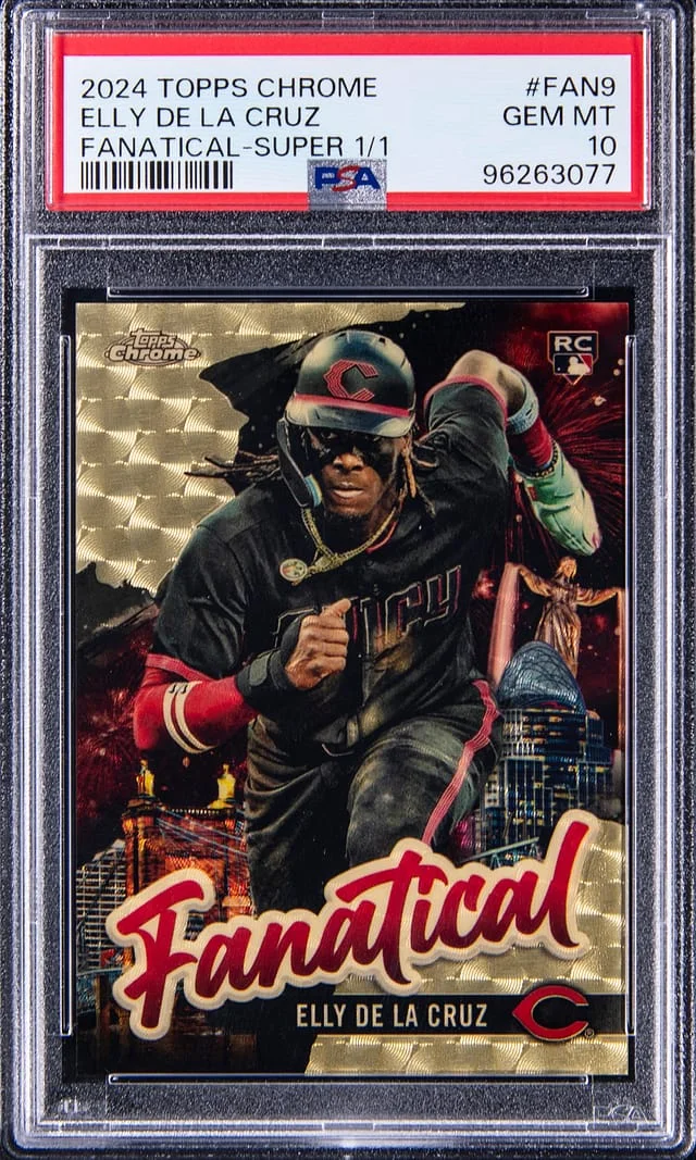 2024 Topps Chrome Elly De La Cruz Fanatical #FAN-9 card image