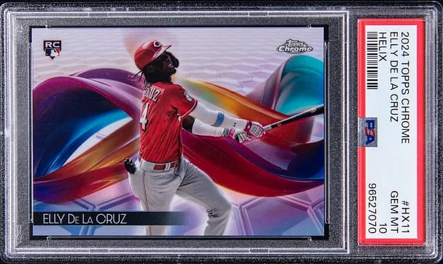 2024 Topps Chrome Elly De La Cruz Helix #HX11 card image