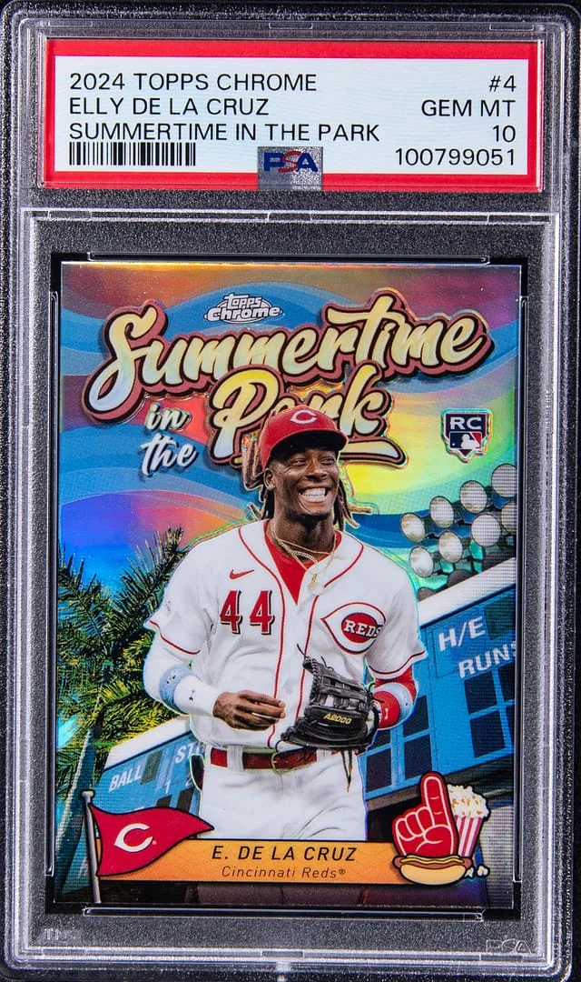 2024 Topps Chrome Elly De La Cruz Summertime in the Park #SITP-4 card image