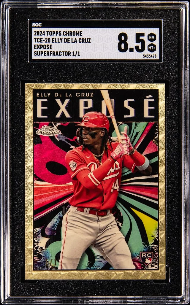 2024 Topps Chrome Elly De La Cruz Expose Superfractor #TCE-20 card image