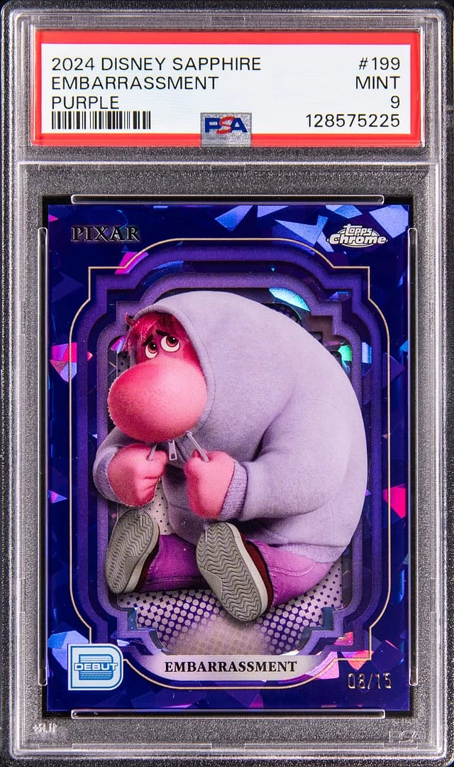 2024 Topps Chrome Embarrassment Disney Red & Black Refractor #199 card image