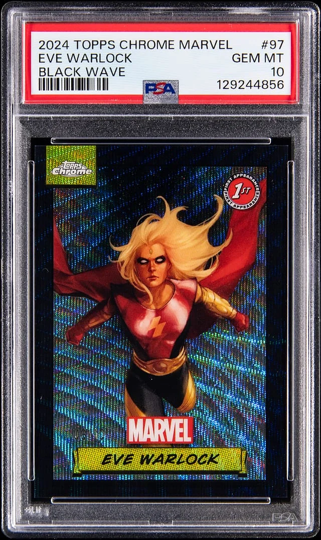 2024 Topps Chrome Eve Warlock Marvel Black Wave #97 card image