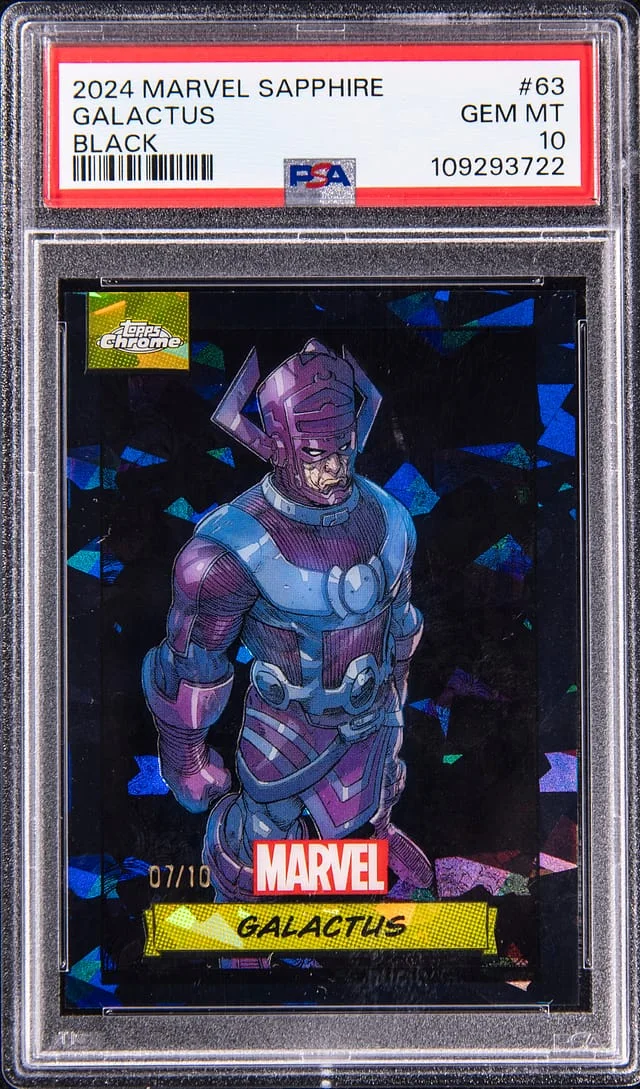 2024 Topps Chrome Galactus Marvel Gold Refractor #63 card image