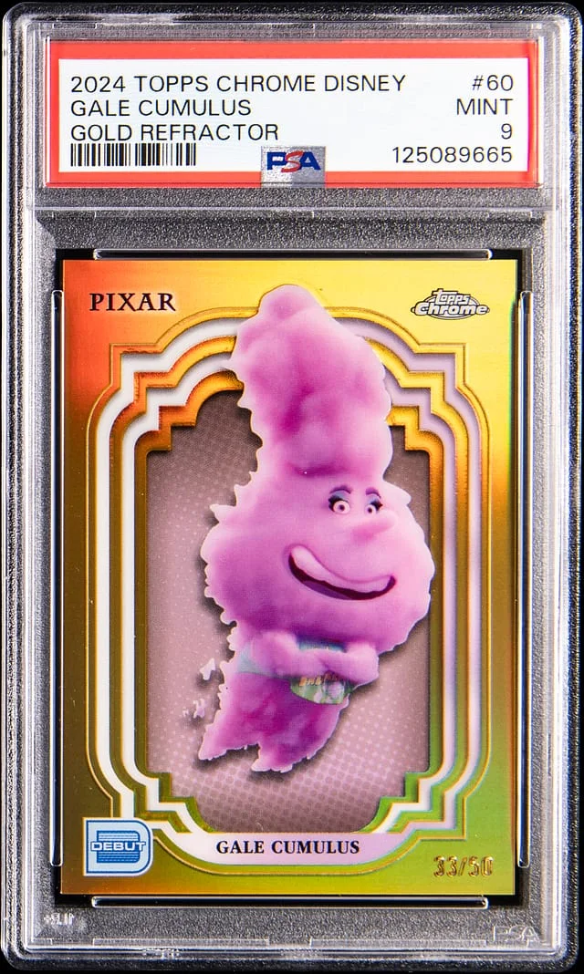 2024 Topps Chrome Gale Cumulus Disney Gold Refractor #60 card image