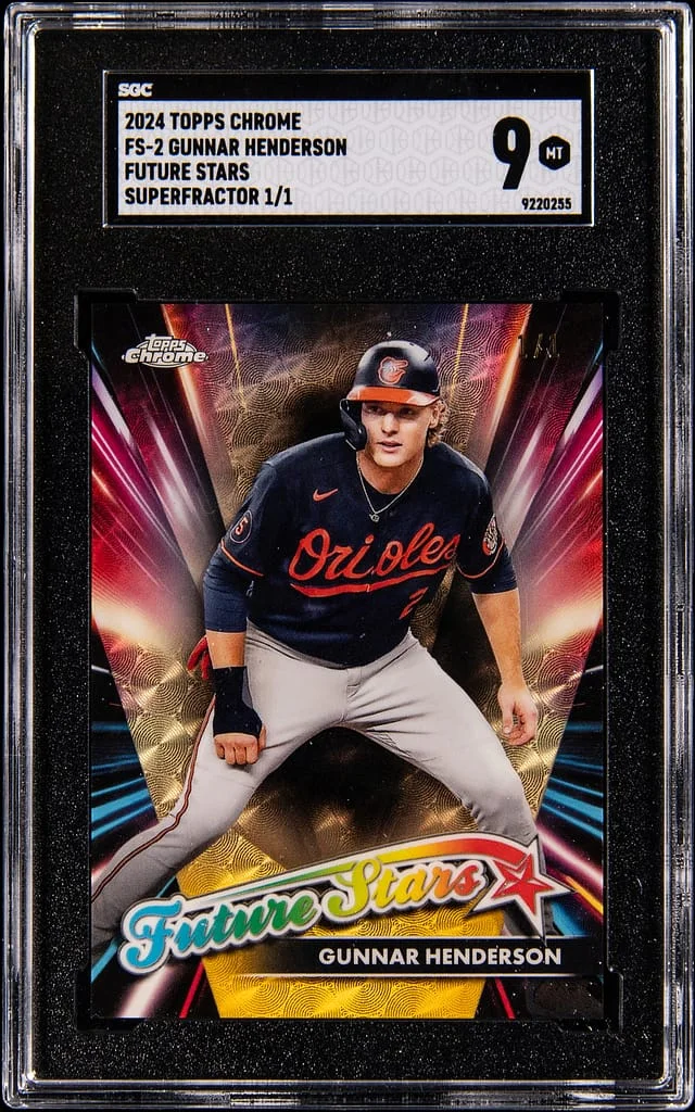 2024 Topps Chrome Gunnar Henderson Future Stars SuperFractor #FS-2 card image