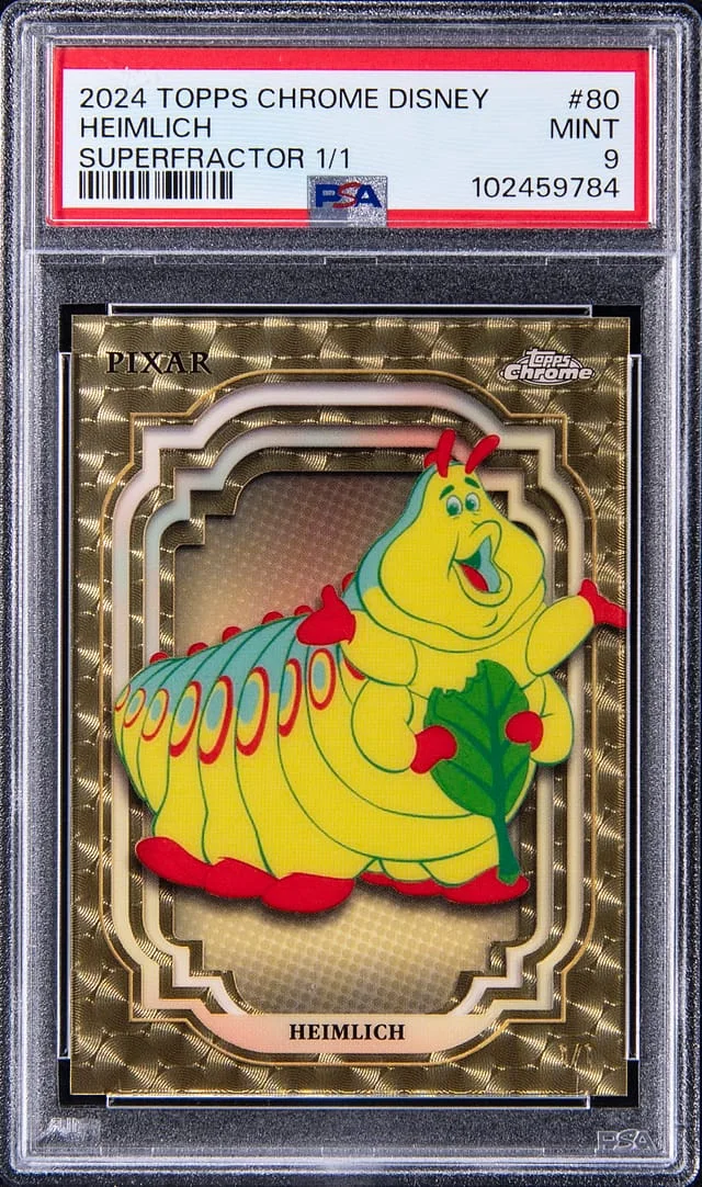 2024 Topps Chrome Heimlich Disney SuperFractor #80 card image