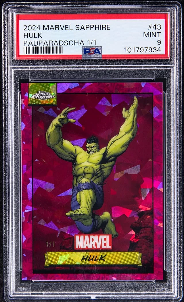 2024 Topps Chrome Hulk Marvel Red Wave #43 card image