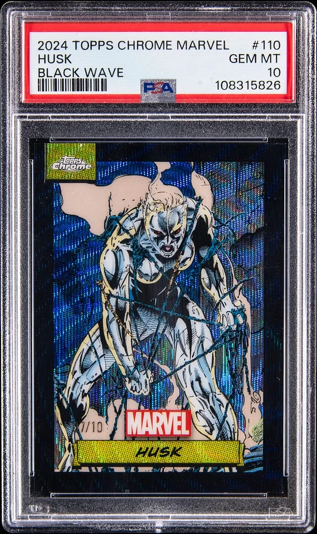 2024 Topps Chrome Husk Marvel Black Wave #110 card image