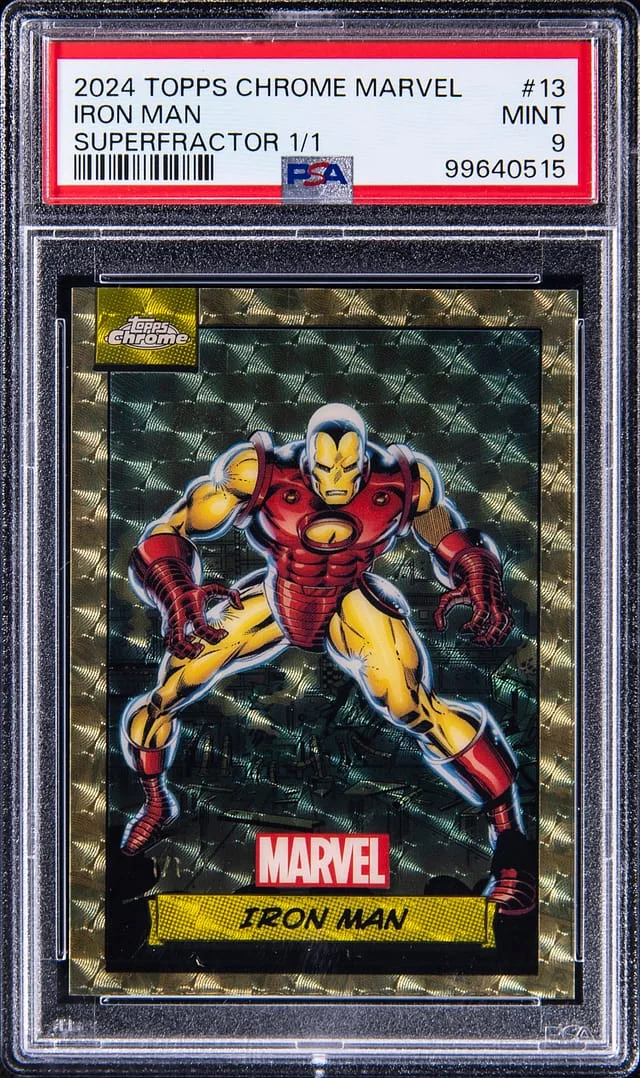2024 Topps Chrome Iron Man Marvel SuperFractor #13 card image