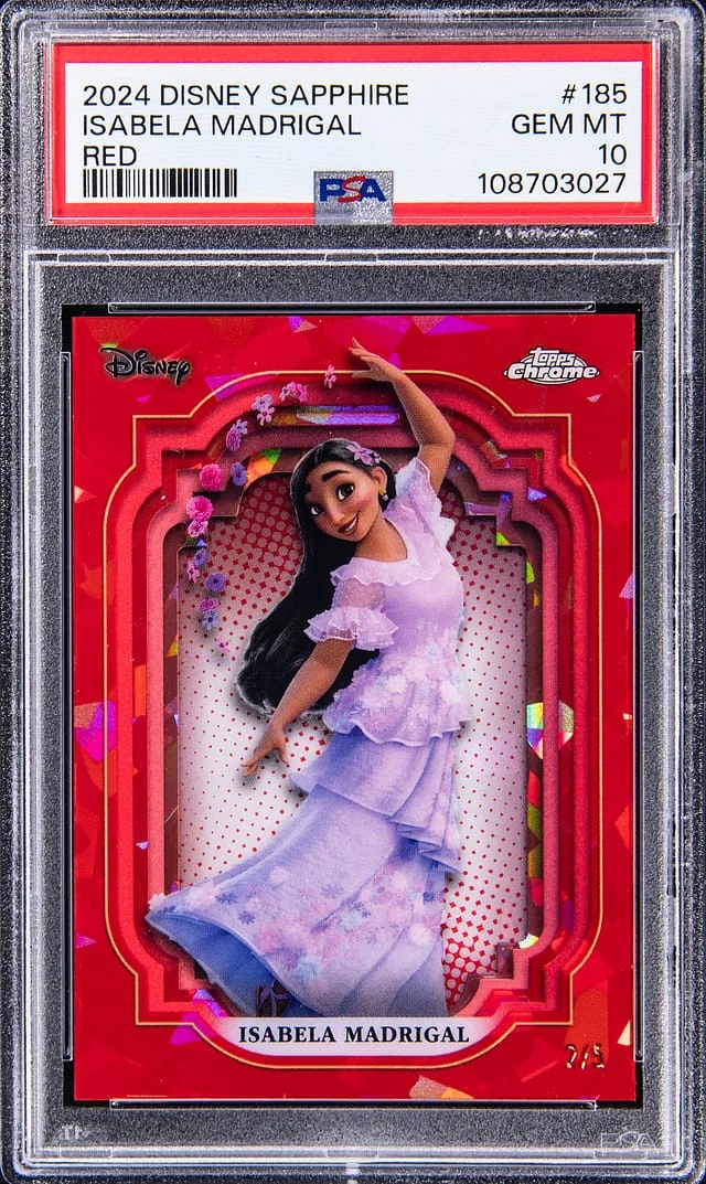 2024 Topps Chrome Isabela Madrigal Disney Sapphire Gold #185 card image