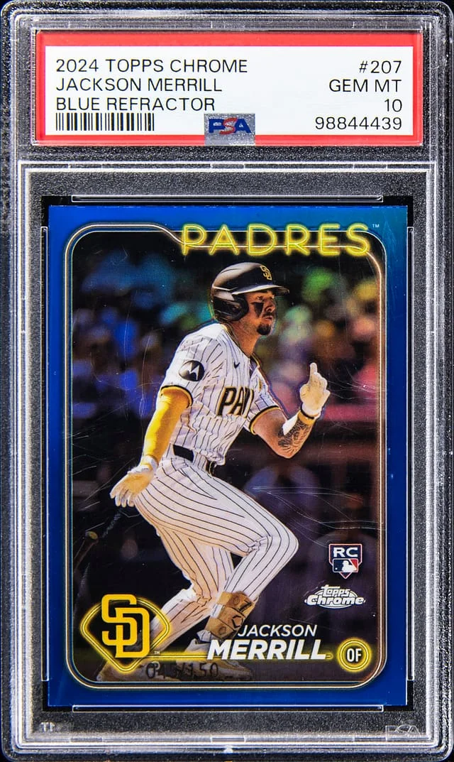 2024 Topps Chrome Jackson Merrill X-Fractor #207 card image