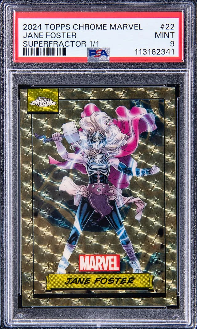 2024 Topps Chrome Jane Foster Marvel SuperFractor #22 card image