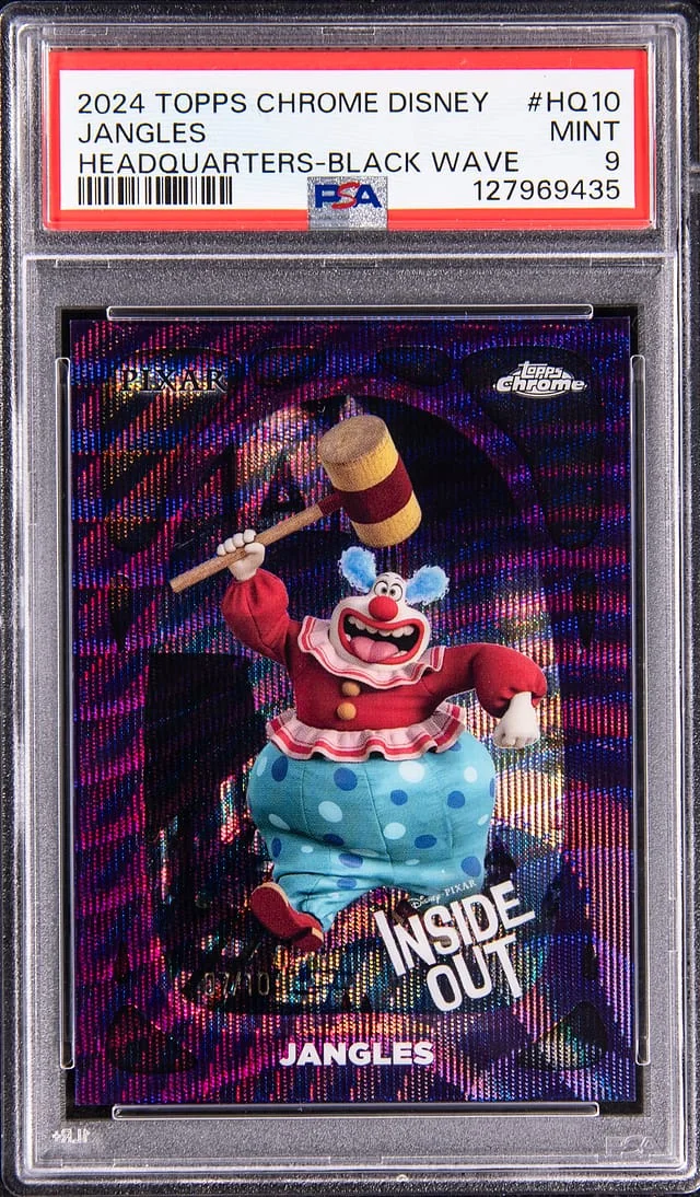 2024 Topps Chrome Jangles Disney Headquarters Black Wave #HQ10 card image