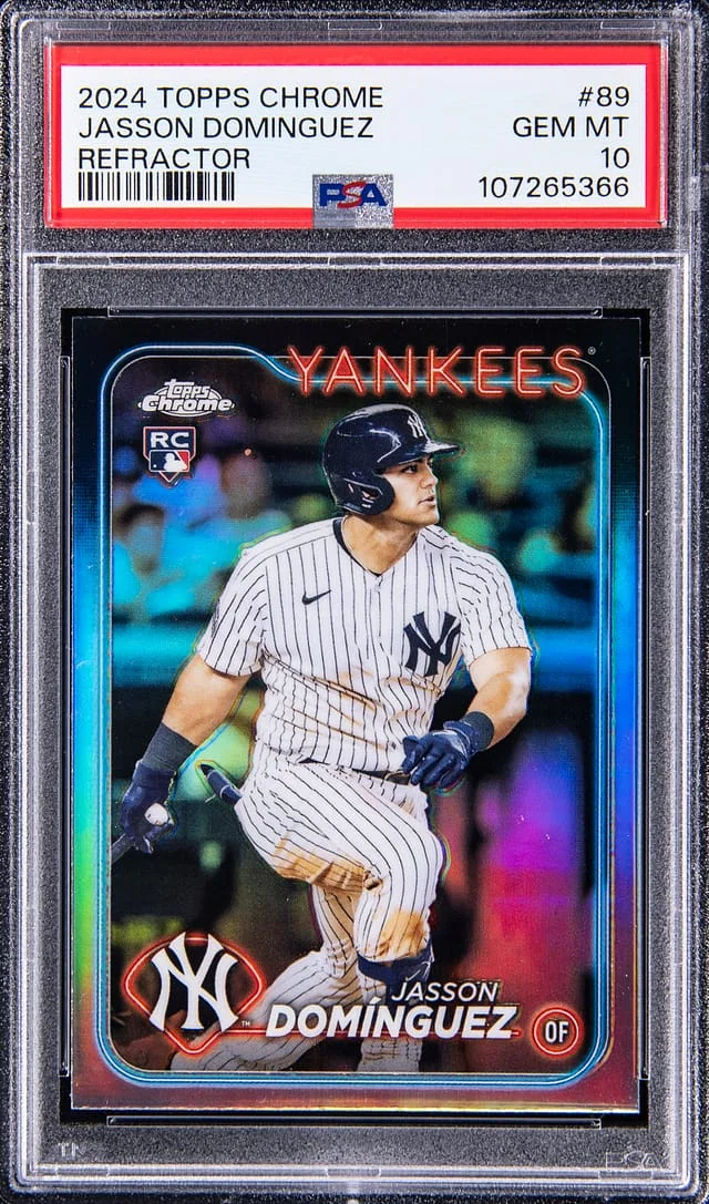 2024 Topps Chrome Jasson Dominguez Refractor #89 card image