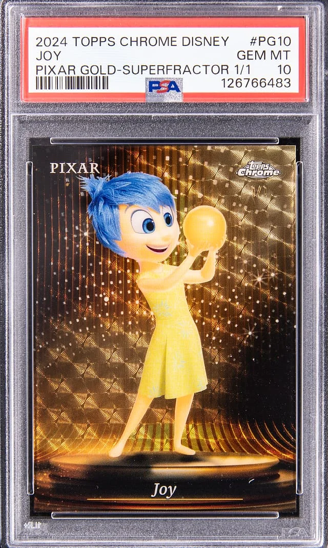 2024 Topps Chrome Joy Disney Pixar Gold SuperFractor #PG-10 card image
