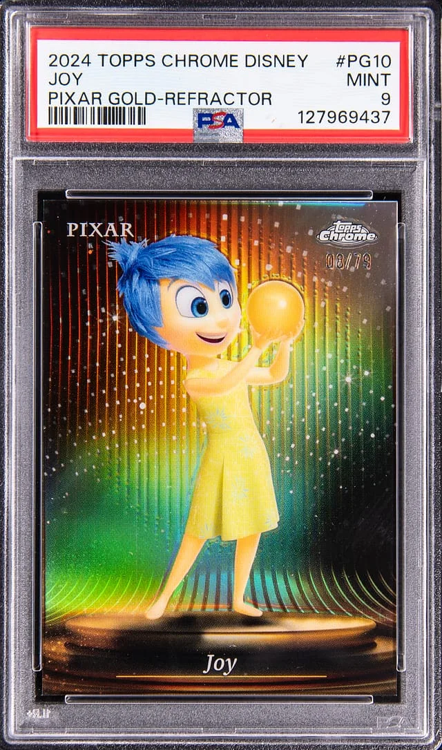 2024 Topps Chrome Joy DIsney Pixar Gold Refractor #PG10 card image