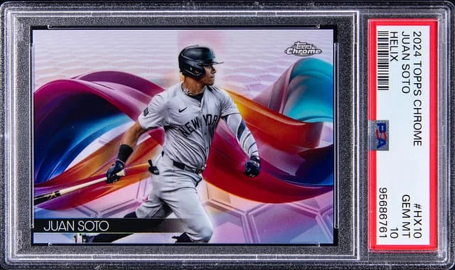 2024 Topps Chrome Juan Soto Helix #HX10 card image
