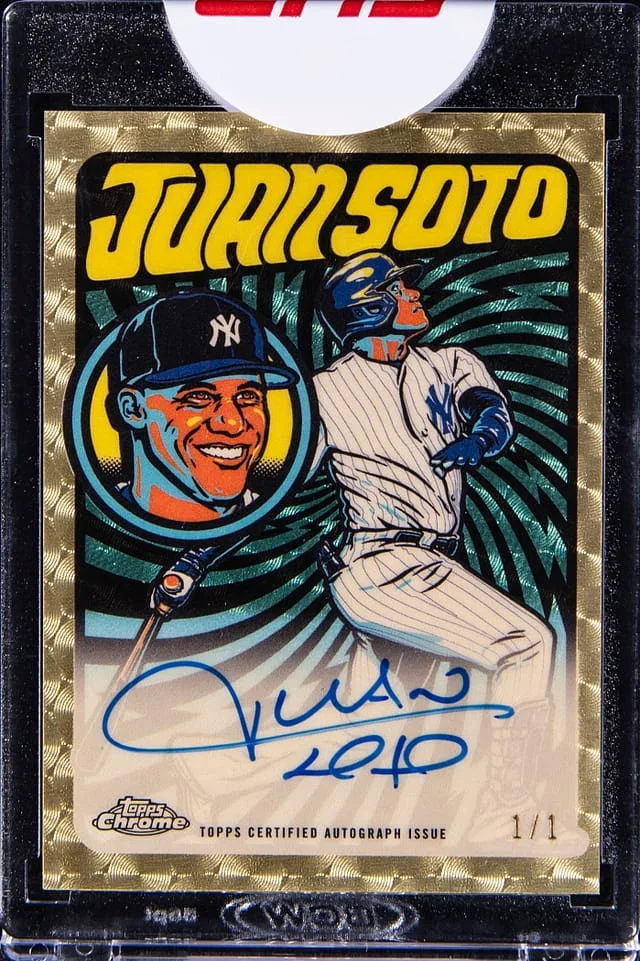 2024 Topps Chrome Juan Soto Ultraviolet All-Stars Autograph Superfractor #UVA-JS card image