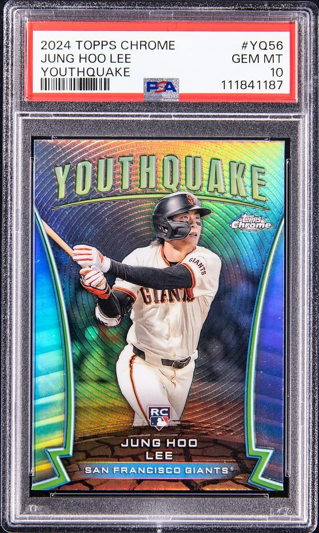 2024 Topps Chrome Jung Hoo Lee Youthquake #YQ-56 card image