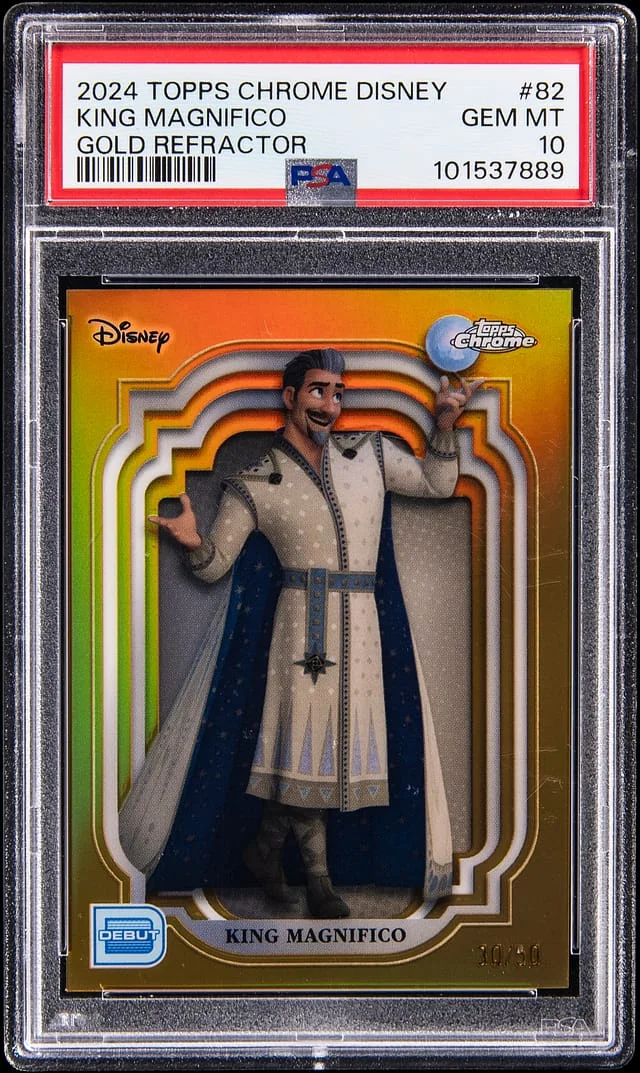 2024 Topps Chrome King Magnifico Disney Gold Refractor #82 card image