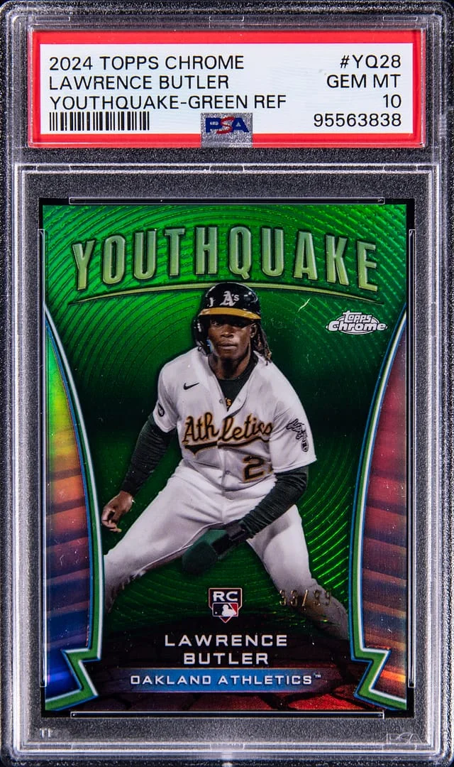 2024 Topps Chrome Lawrence Butler Youthquake #YQ28 card image