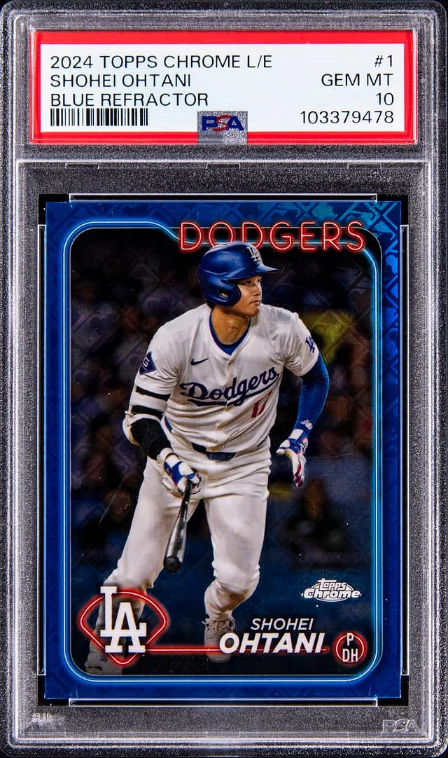 2024 Topps Chrome Logofractor Shohei Ohtani Edition Gold Refractor #1 card image