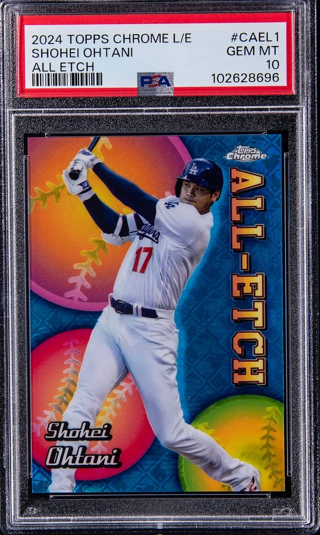 2024 Topps Chrome Logofractor Shohei Ohtani All-Etch #CAEL-1 card image