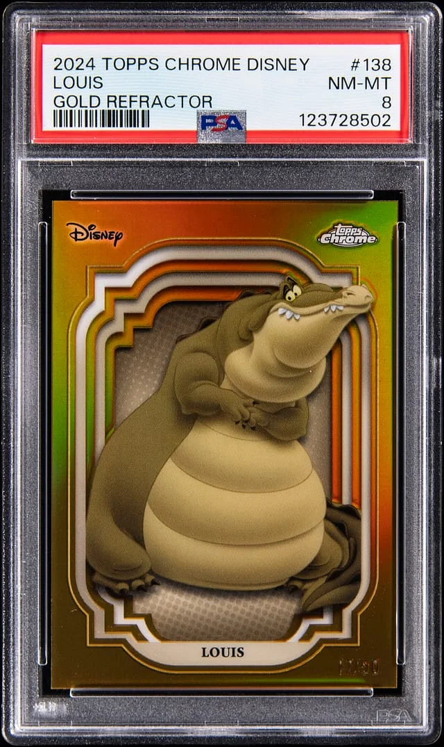 2024 Topps Chrome Louis Disney Gold Refractor #138 card image