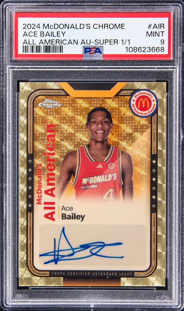 2024 Topps Chrome McDonald's All-American Autographs SuperFractor #SMS-AIR #no-number card image