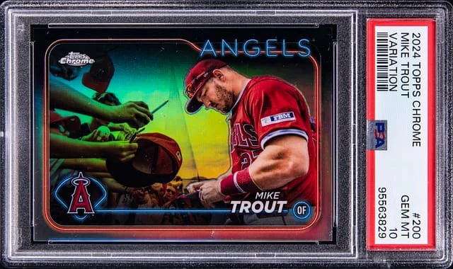 2024 Topps Chrome Mike Trout Variation #200 card image
